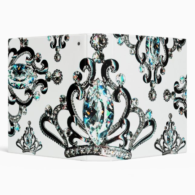 "Royal Tiara Binders” Binder (Background)