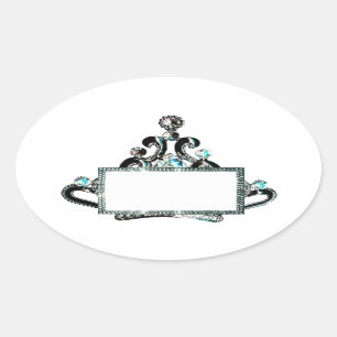 Royal Tiara Labels to Personalize!