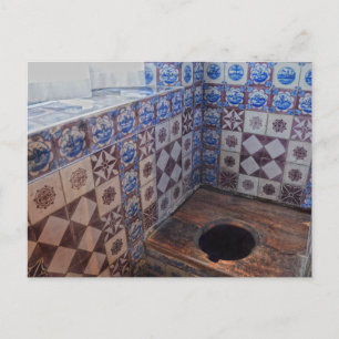 Royal Toilet in Rosenborg Castle, Copenhagen Postcard