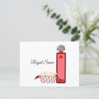 Royal Tomato Sauce Postcard