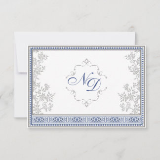 Royal Turkish Wedding RSVP Card
