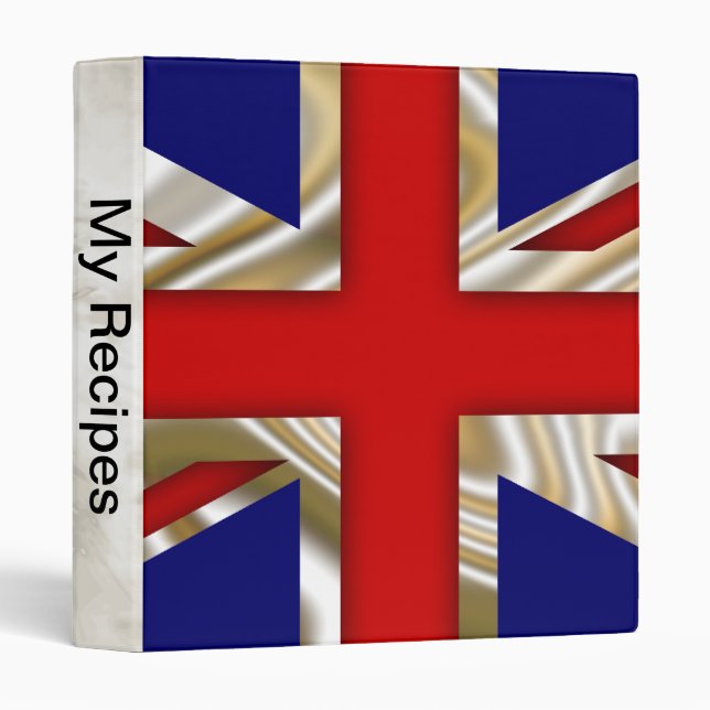 Royal Union Flag - Great Britain Binder (Front/Spine)