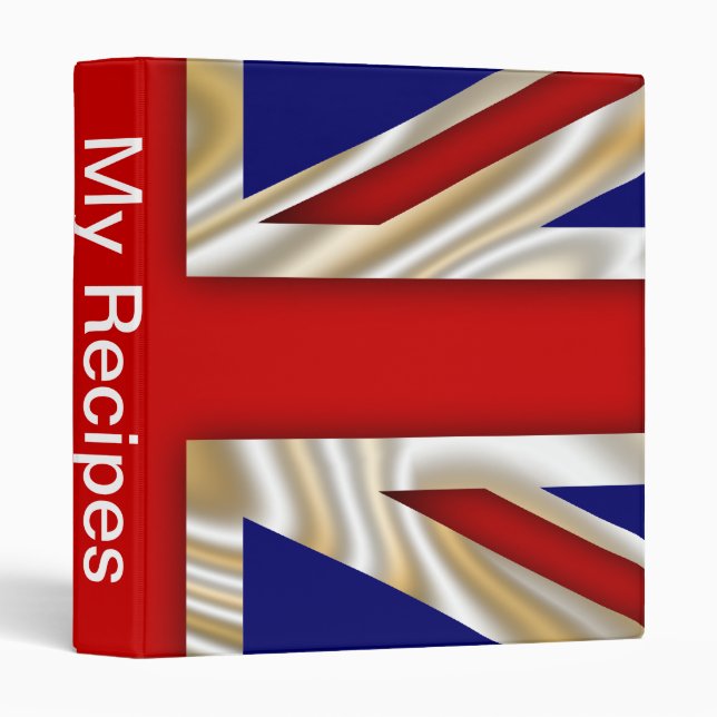 Royal Union Flag - Great Britain Binder (Front/Spine)