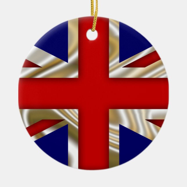 Royal Union Flag - Great Britain Ceramic Ornament (Front)