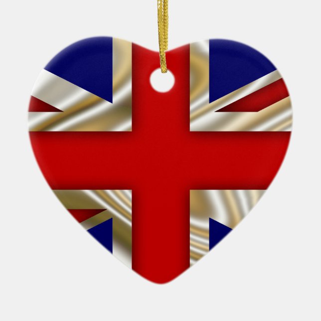 Royal Union Flag - Great Britain Ceramic Ornament (Front)