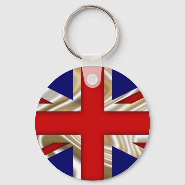 Royal Union Flag - Great Britain Keychain (Front)