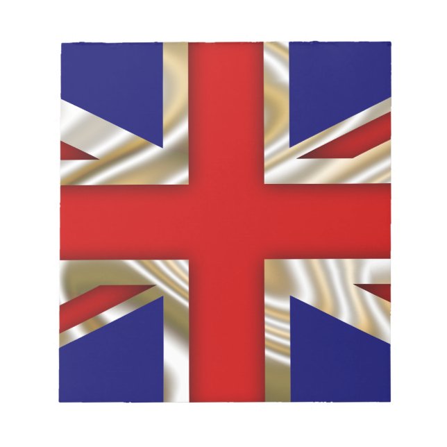 Royal Union Flag - Great Britain Notepad (Front)