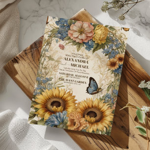 Royal Victorian Garden Wedding Invitation