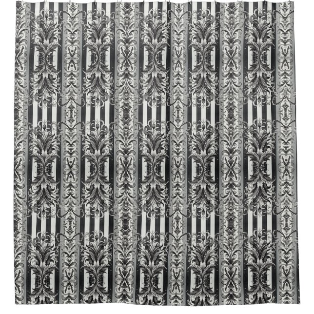 royal vintage shower curtain (Front)