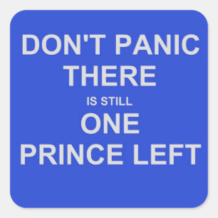 Royal wedding - 29th april 2011 - Harry Square Sticker