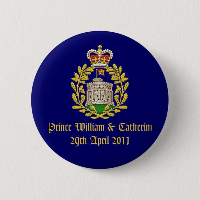 Royal Wedding 2 Inch Round Button (Front)