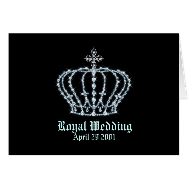 Royal Wedding 5.6" x 4" Card (Front Horizontal)