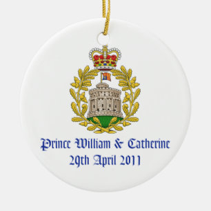Royal Wedding Ceramic Ornament