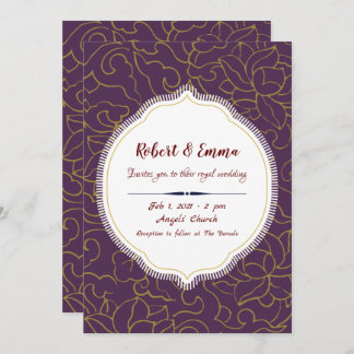 Royal Wedding Invitation