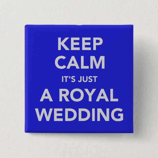 Royal wedding - Kate & William - 29th april 2011 2 Inch Square Button (Front)