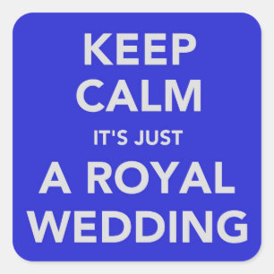 Royal wedding - Kate & William - 29th april 2011 Square Sticker