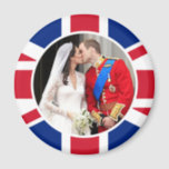 Royal Wedding Magnet<br><div class="desc">This is the balcony kiss between Prince William and Catherine on the day of their Royal Wedding,  the 29th of April 2011. This is a revised version of a photograph by John Pannell,  released to the public on the 30th of April 2011.</div>