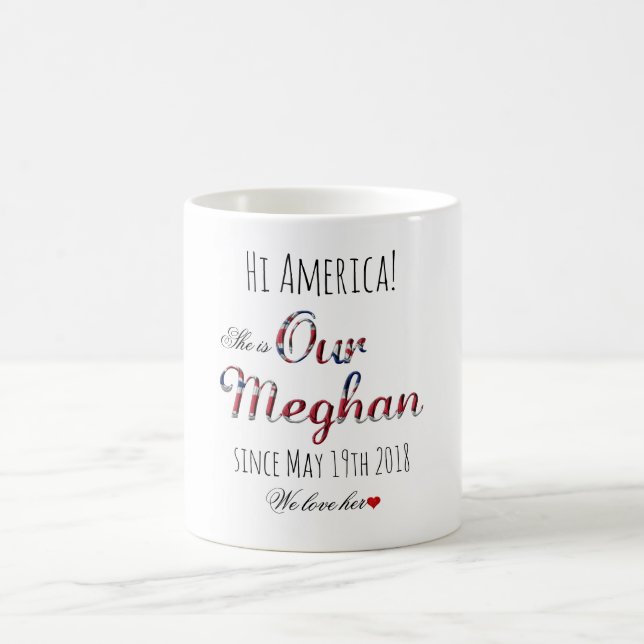 Royal Wedding Meghan Markle Prince Harry Funny Coffee Mug (Center)