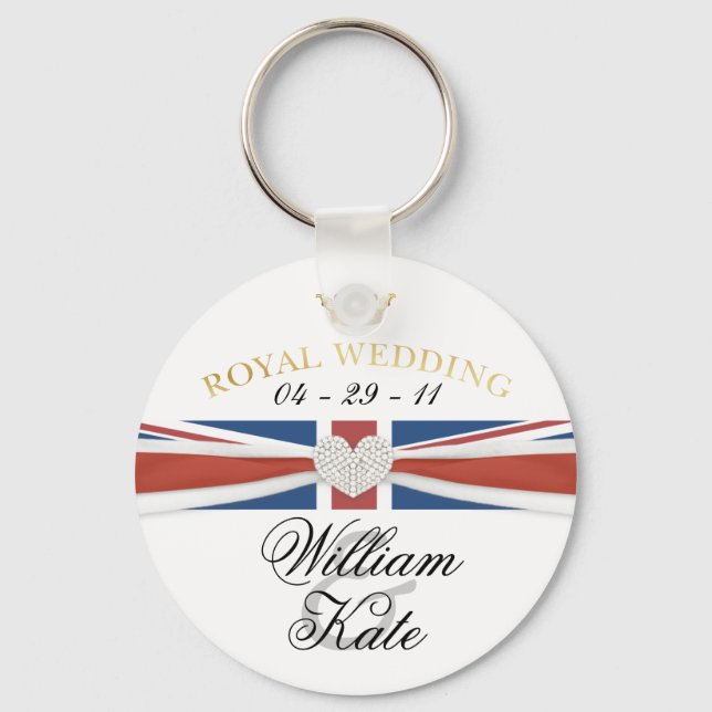 Royal Wedding - Prince William & Kate Collectibles Keychain (Front)