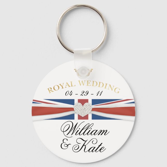 Royal Wedding - William & Kate Commemoratives Keychain (Front)