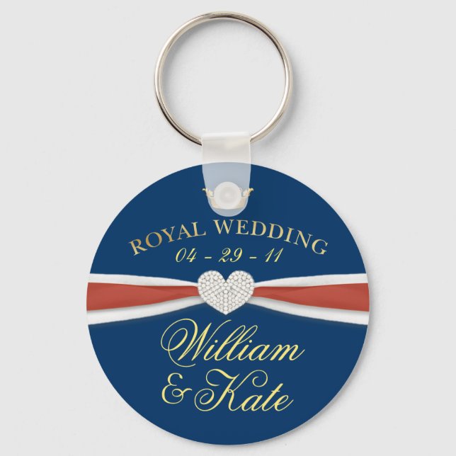 Royal Wedding - William & Kate Keepsake Gifts Keychain (Front)