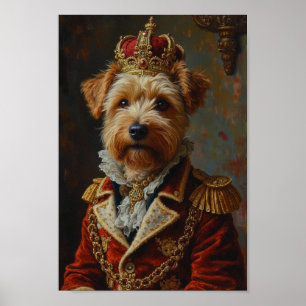 Royal Wheaten Terrier Portrait Poster