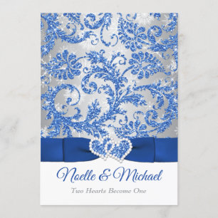 Royal Winter Wonderland Invitation aux coeurs