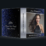 Royale Glitz Custom Notebook Binder for Pageants<br><div class="desc">Sparkle and shine as you prepare to take the stage, with this custom notebook binder for pageants. Featuring a glimmering royal blue glitter background, and shiny borders to highlight your image on the front and customized text on the spine. Keep the crown logo on the back or replace it with...</div>