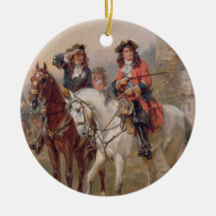 Royalists (oil on panel) (pair of 124465) ceramic ornament