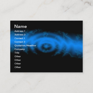Royally Elegant Blue Business Card Template