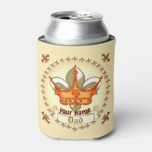 Royalty King Crown Dad  Can Cooler