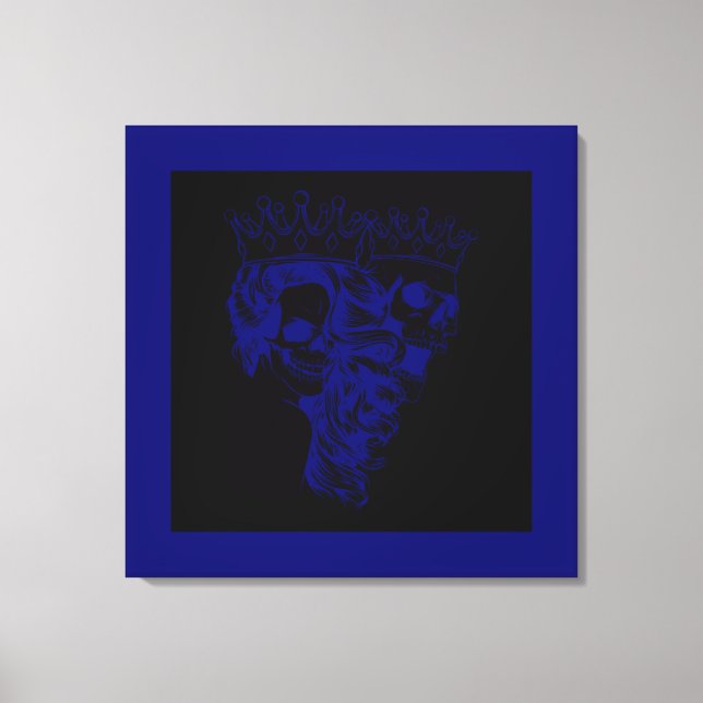 Royalty Made King & Queen Stretched Canvas Print (Front)