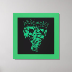 Royalty Made King & Queen Stretched Canvas Print