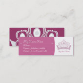 Royalty / Princess Skinny Calling Cards (Front/Back)