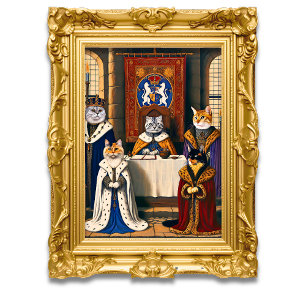 Royalty Runs In My Family, Cat Lovers, Cat Kingdom Throw Pillow