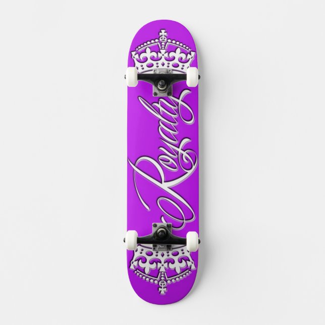 Royalty Skateboard Deck Purple (Front)
