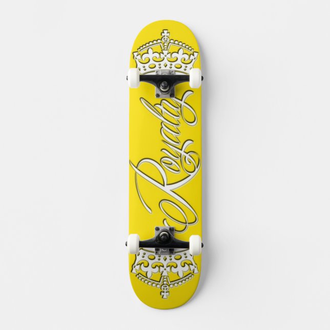 Royalty Skateboard Deck Yellow (Front)