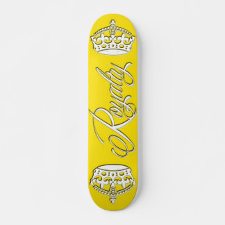 Royalty Skateboard Deck Yellow