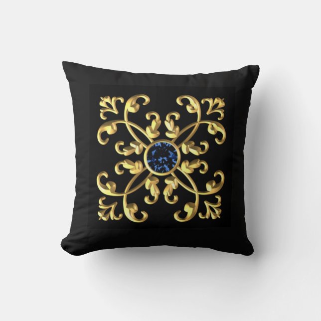 Royalty  throw pillow (Front)