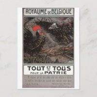 Royaume Belgique Propaganda Poster