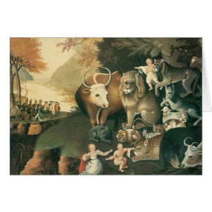 Royaume pacifique par Edward Hicks Vintage Folk Ar