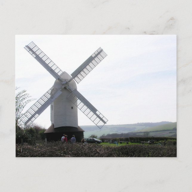 (Royaume-Uni) Carte postale Windmill blanc (Devant)