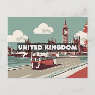 Royaume-Uni Voyage Londres Carte postale