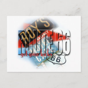 Roy's Cafe Motel - Route 66 Postcard