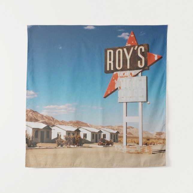 Roys Motel - Route 66 - California  Tapestry (Front)
