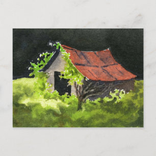 "Roy's Shed" Country Roads Postcard