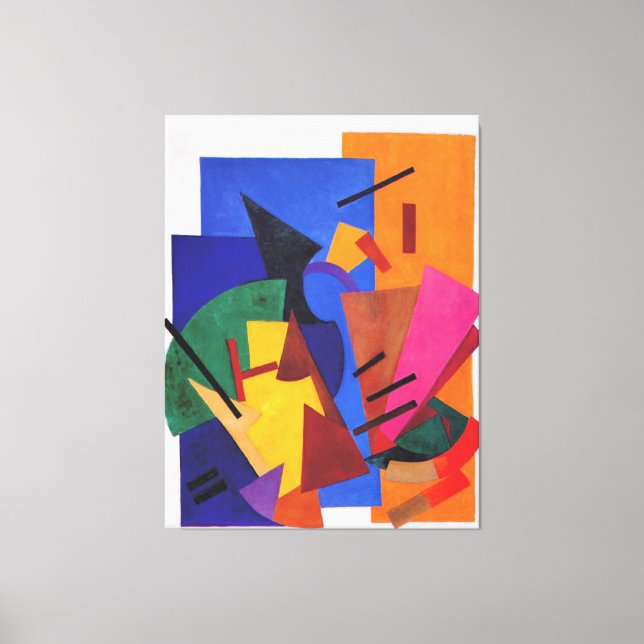 Rozanova - Flight of an Aeroplane, Canvas Print (Front)