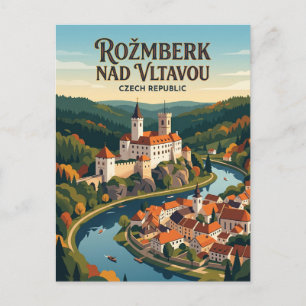 Rožmberk nad Vltavou Czech Republic Postcard