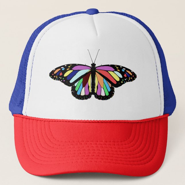 RP colourful butterfly Trucker Hat (Front)