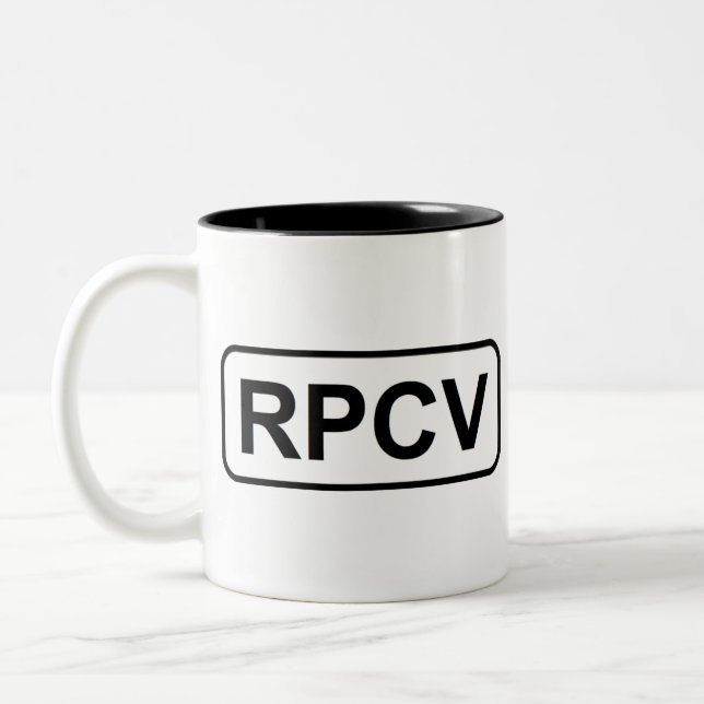 RPCV Two-Tone COFFEE MUG (Left)